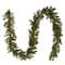 9' x 10" Pre-lit North Valley® Spruce Artificial Christmas Garland with 50 Battery Operated Dual LED Lights